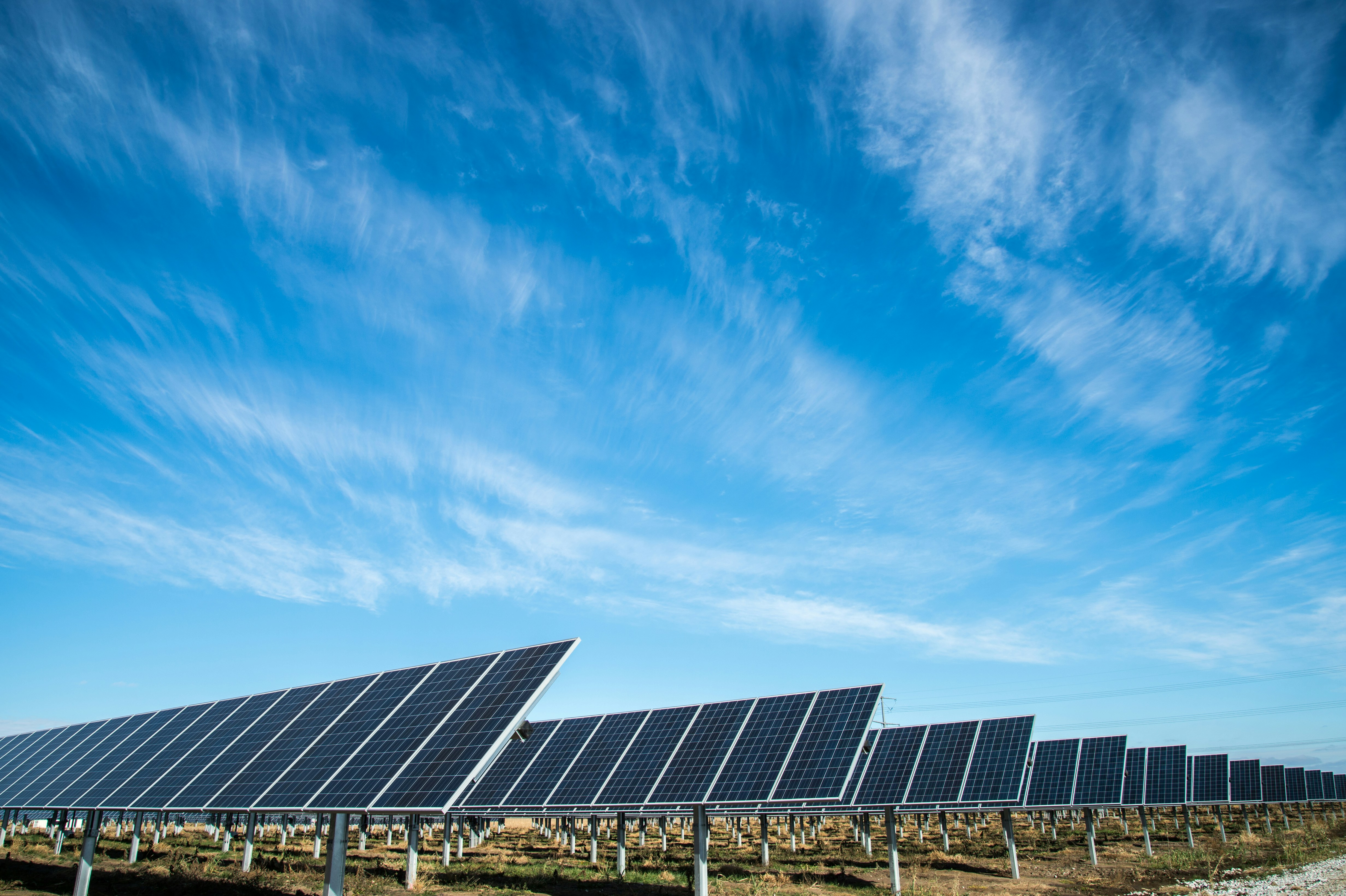 Utility-scale solar photovoltaic array with battery energy storage infrastructure